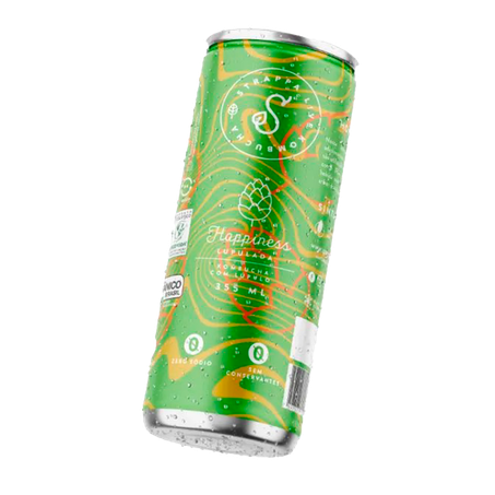 Kombucha Strappa Live Hoppiness Orgânica 355ml