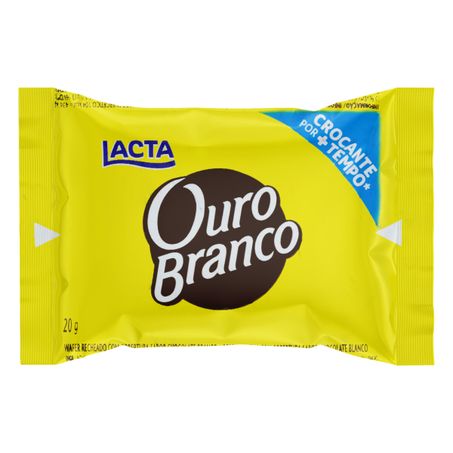 Bombom wafer lacta ouro branco