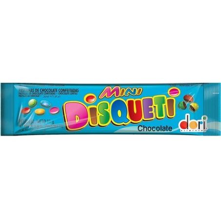 MINI PASTILHA CHOCOLATE DISQUETI DORI 11 G        