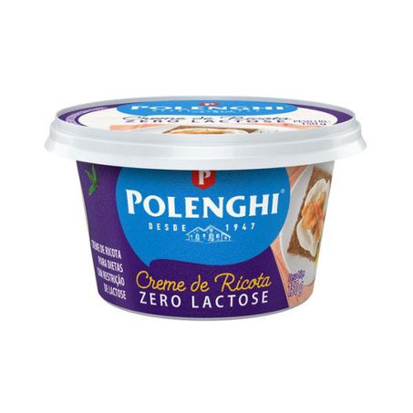 CREME DE RICOTA ZERO LAC POLENGHI 150G