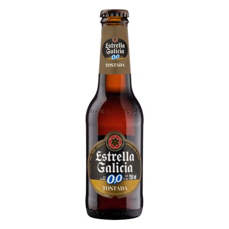 Cerveja tostada zero álcool estrella galicia