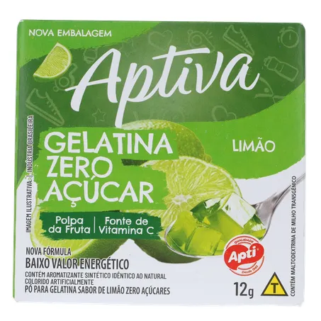Gelatina apti limão zero açúcar 12g 360-0