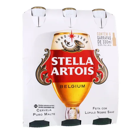 Stella Artois Cerveja Lager 330Ml Long Neck Unidade 360-17