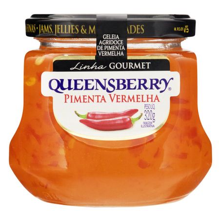 Geleia Agridoce Pimenta-Vermelha Queensberry Gourmet