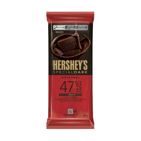 Chocolate Barra Hersheys Special Dark 47% Cacau Original 80g 
 
