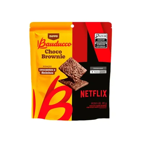 Biscoito Bauducco Choco Brownie 80g