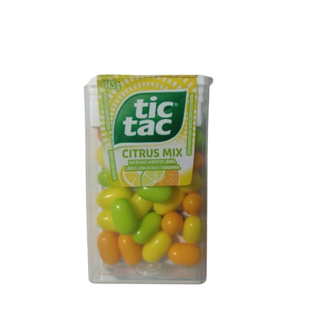 Pastilha tic tac citrus mix 14.5g 14un