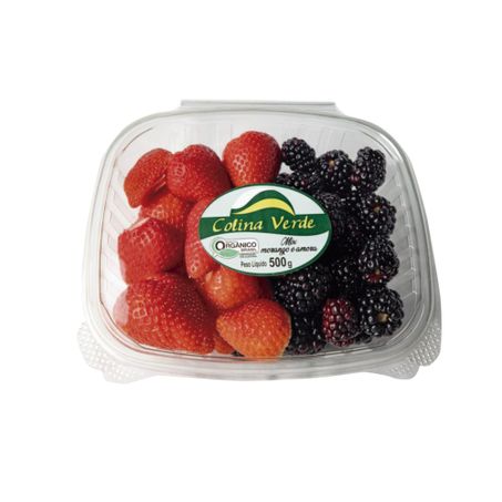 Fruta Cong Colina Verde 500g Mix Morango/Amora