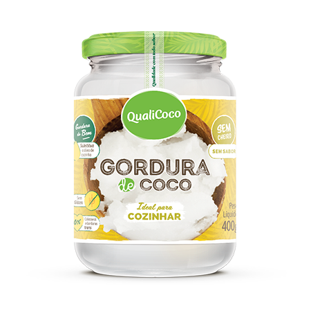 Gordura de coco qualicoco 400g