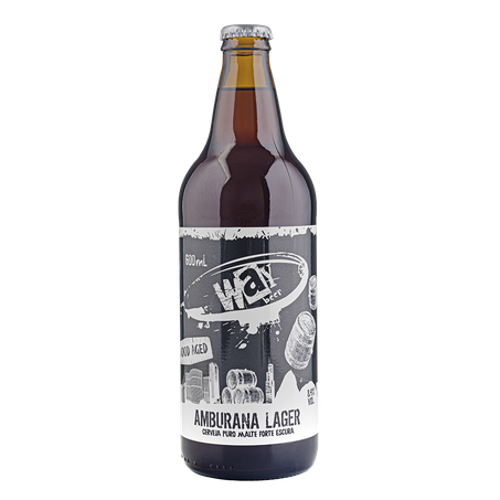 Cerveja Way Beer Amburana Lager Garrafa 600ml 
 