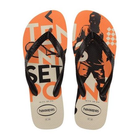 HAVAIANAS ATHLETIC BEGE PALHA 41/42