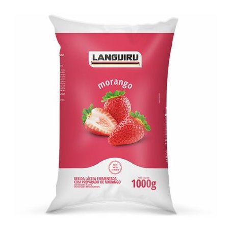 Bebida láctea languiru morango 1l