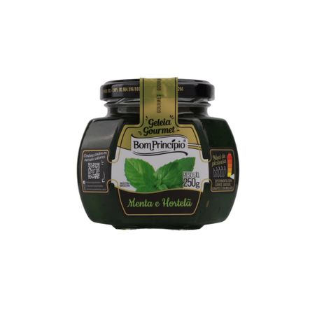 GELEIA BOM PRINCIPIO GOURMET MENTA E HORTELA 250G  360-0