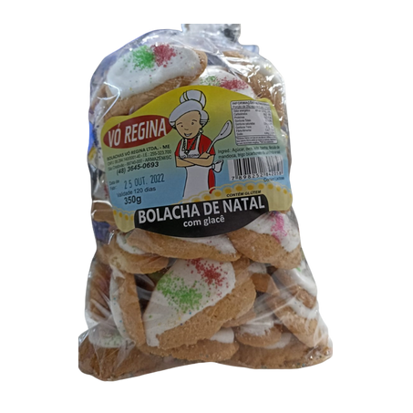 Biscoito vo regina natal confeite 350g