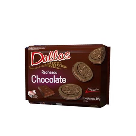 BISC RECH DALLAS 345G CHOCOLATE