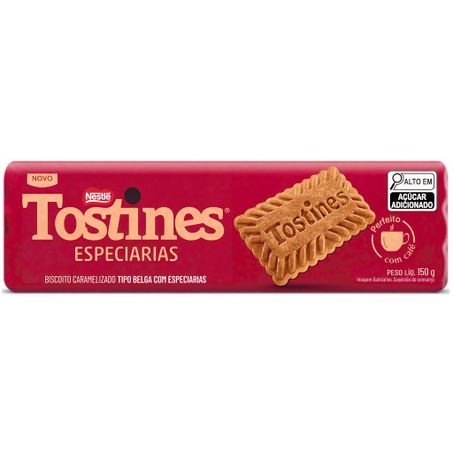 Biscoito Gingerbread Especiarias Tostines Pacote 150g