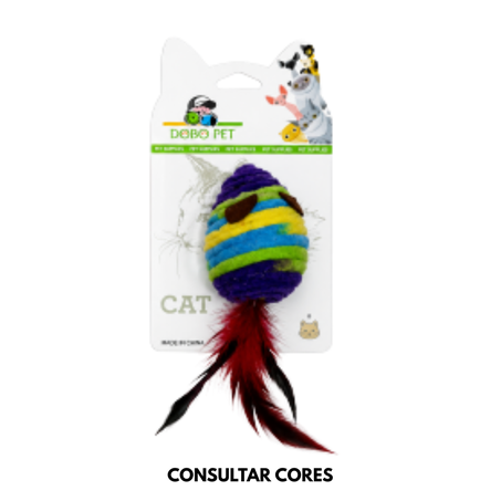Brinquedo pet rato j1519