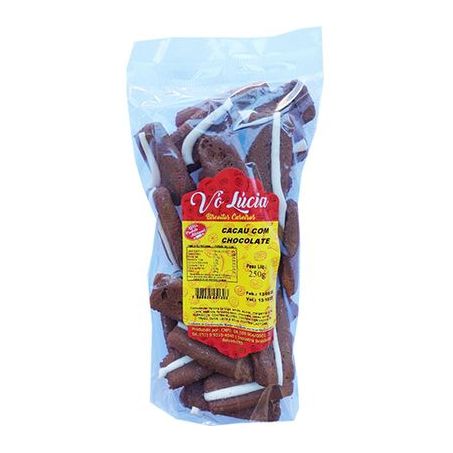 BISC VO LUCIA 250G CACAU C/CHOCO