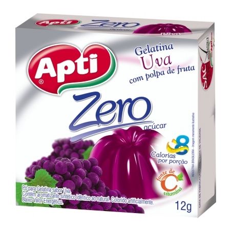 GELATINA UVA ZERO APTI 12G