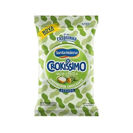 Amendoim Santa Helena Crokíssimo Salsa e Cebola Pacote 400g 
 