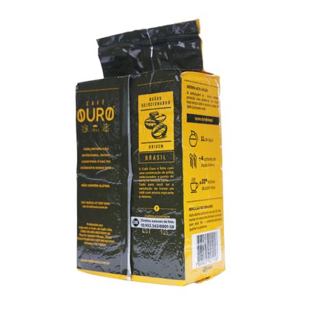 CAFÉ PÓ OURO VÁCUO TRADICIONAL 500G 360-36