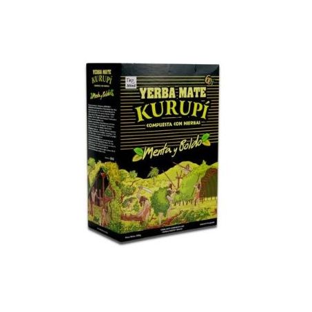Erva mate kurupi 500g menta y boldo