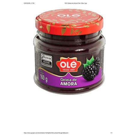 GELEIA OL AMORA POTE 160G