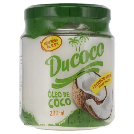 ÓLEO DE COCO DUCOCO EXTRA VIRGEM VIDRO 200ML 360-35