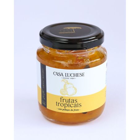 Doce de fruta frutas tropicais premium casa luchese 250g