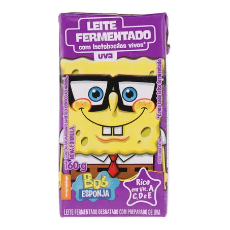 Leite fermentado elege uva 160g