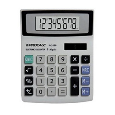 CALCULADORA DE MESA 8 DÍGITOS PROCALC