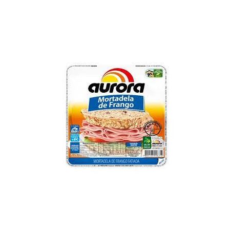 Mortadela aurora frango fatiada pacote 180g