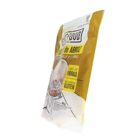 Biscoito de Arroz Fit Food Quinda Integrais e Linhaça Sachê 90gr 360-6