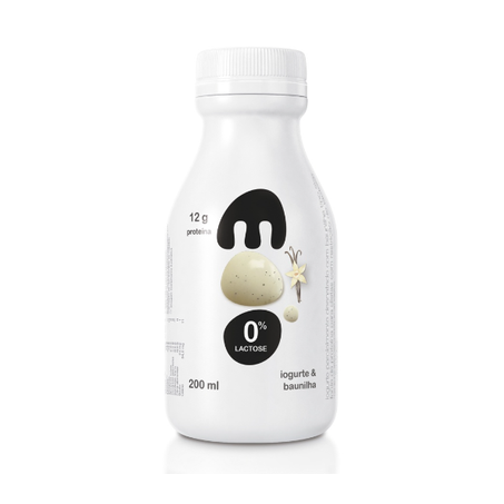 Iogurte moo 200gr baunilha denatado zero