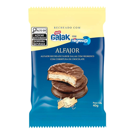Alfajor Água na Boca Galak Negresco 40g