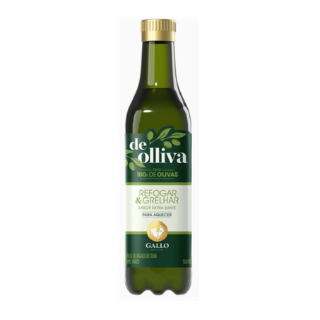 Oleo oliva gallo 500ml extra suave "refogar e grelhar"