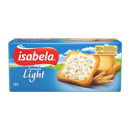 Torrada isabela light 142g