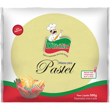 Massa ditalia 500g p/ pastel grande