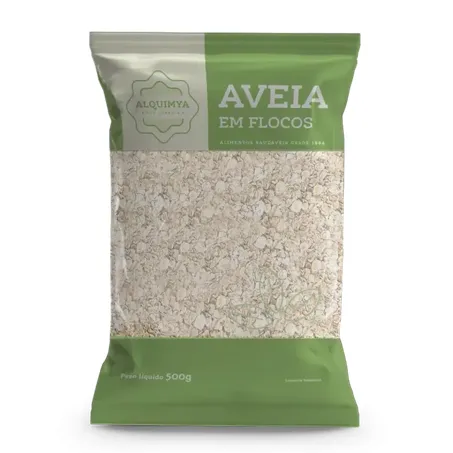 Aveia em flocos alquimya 500g