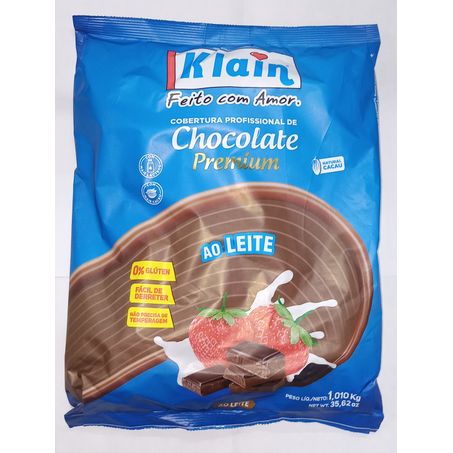 Cobertura klain chocolate ao leite 1.01kg