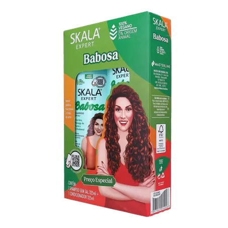 Kit Skala Babosa Shampoo 325ml e Condicionador 325ml 
  360-4