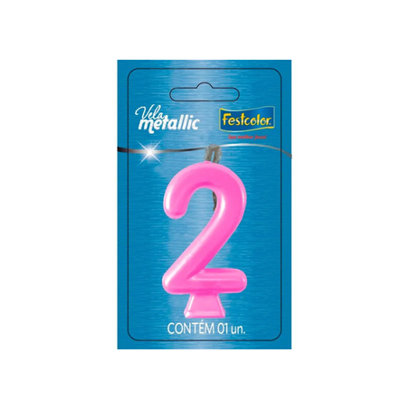 VELA METALLIC ROSA N2 FESTCOLOR 