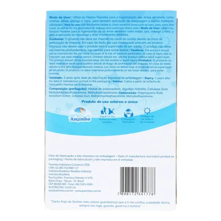Hastes anjonete azul 150un 360-2