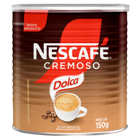 Café Solúvel Nescafé 150g - Dolca - Cremoso - Lata