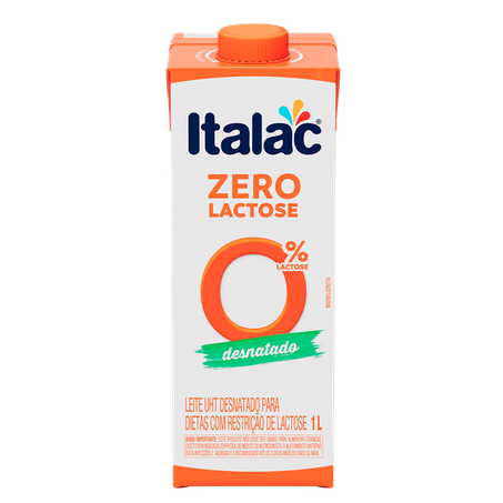 LEITE ITALAC Z.LACTOSE TP 1L  DESNATADO