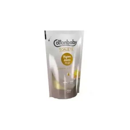 Sabonete Cottonbaby Líquido Golden Sensation Sachê 200ml 
 