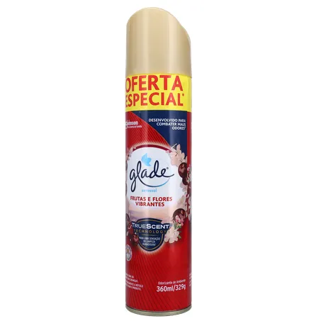 Desodorizador Aerossol Frutas e Flores Vibrantes Glade 360Ml 360-2