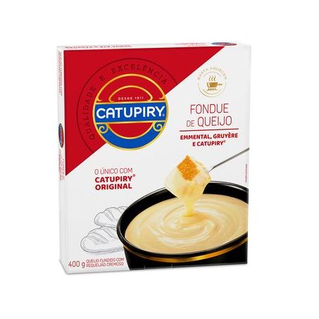 FONDUE DE QUEIJO CATUPIRY EMMENTAL GRUYERE E CATUP