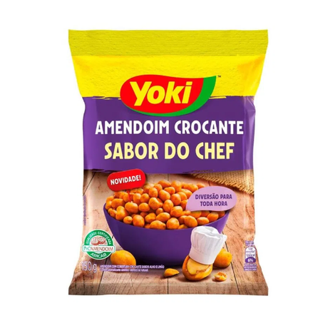 Amendoim crocante sabor do chef yoki 150 g