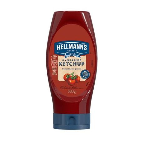 KETCHUP HELLMANNS 380G SQZ TRAD.